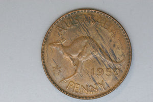 1950 - Y. - Australia Penny - EF / Spot of Verdigris