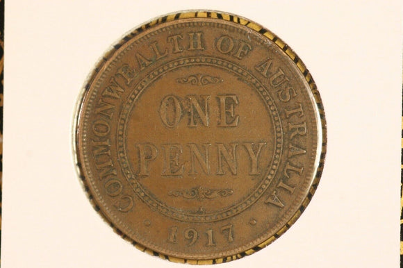 1917 - Australia Penny - F