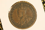 1922 - I - Australia Penny - Indian Obverse - aF / Grotty