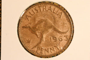 1963 - Australia Penny - aEF