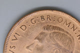 1947 - Y. - Australia Penny - Dot at Forehead (R6) - VF / Cleaned