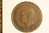 1950 - M -  Australian Penny - Doubled Date - gF / Problem Coin