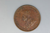 1925 - Australia Halfpenny - EF / Problem Coin