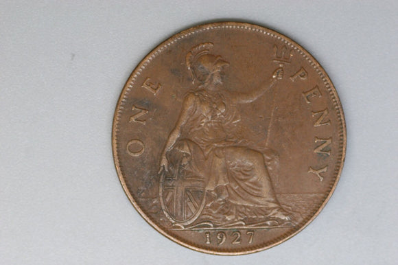 1927 - UK British Penny - EF