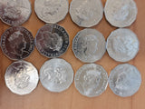 2021 - Australia - 50 Cent Coins * 20 - Coat of Arms - Bulk - aUNC