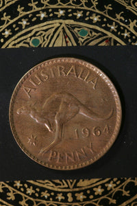 1964 - M - Australia Penny - Very Nice Lustre - aUNC