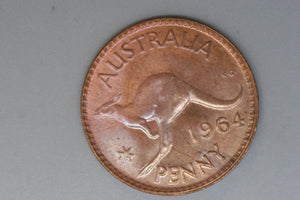 1964 - Australia Penny - Diecrack 'REGINA' - chUNC