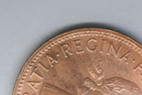 1964 - Australia Penny - Diecrack 'REGINA' - chUNC