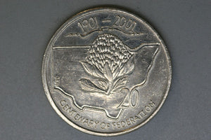 2001 - Australia - 20 Cent Coin - Cent of Fed. - NSW - gEF