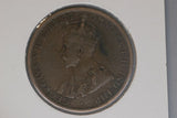 1919 - Australian Penny - No Dot- Diecrack 'BRITT' to Crown (R7) - VG