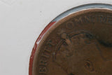 1919 - Australian Penny - No Dot- Diecrack 'BRITT' to Crown (R7) - VG