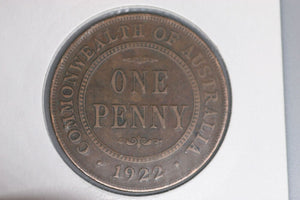 1922 - L - Australian Penny - VF