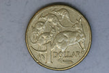 1991 - Australia - 1 Dollar Coin - Mob of Roos - gVF