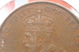 1936 - Australian Penny - Filled Die - Missing '19' - aEF / Spot of Verdigris