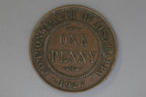 1927 - L - Australian Penny - VF / Grotty