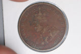 1924 - L - Australian Penny - Diecracks on Obverse - Problem Coin