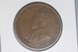 1924 - L - Australian Penny - Diecracks 'REX F D IND' - VG