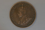 1922 - I - Australian Penny - Flat-based Letters on Obverse (R7) - F