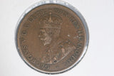 1922 - Australian Halfpenny - Spur on 'N' (R6) - gVF / Grotty