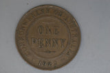 1922 - L - Australian Penny - VF - Scratching on Obverse