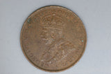 1928 - Australian Penny - Open '2' '8' & 'O' - EF / Cleaned / Verdigris