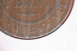 1928 - Australian Penny - Open '2' '8' & 'O' - F / Spot Verdigris