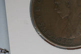 1919 - Australian Penny - No Dot - Diecrack Most of Obverse Legend (R7) - VG