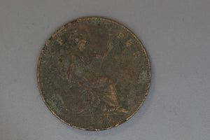 1889 - British Halfpenny - Poor