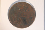 1860 - British Penny - Poor - Toothed Obverse and Reverse