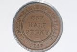 1938 - Australian Halfpenny - EF