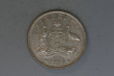 1959 - Australia Sixpence - VG - 50% Silver