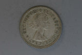 1959 - Australia Sixpence - VG - 50% Silver