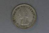 1958 - Australia Sixpence - VG - 50% Silver