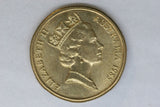 1985 - Australian 1 Dollar Coin - $1 - Mob of Roos - aUNC