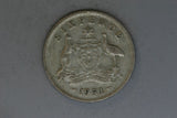 1951 - M - Australia Sixpence - VG - 50% Silver