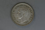 1951 - M - Australia Sixpence - VG - 50% Silver