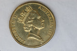 1988 - Australian 1 Dollar Coin - $1 - Bicentennial - chUNC