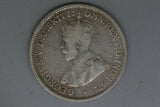 1919 - Australia Threepence - G+ - .925 Silver