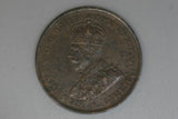 1911 - Australian Penny - Heavily corroded on Reverse - aEF / Problem Coin