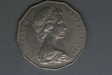 1980 - Australia 50 Cent Coin - Coat of Arms - EF