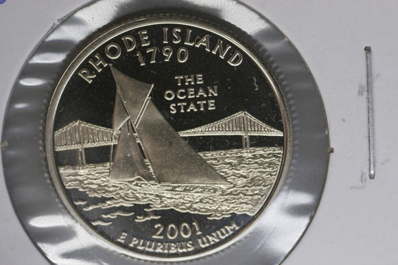 2001 - S  - USA State Quarter - Rhode Island - Proof