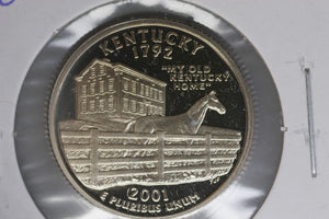 2001 - S  - USA State Quarter - Kentucky - Proof