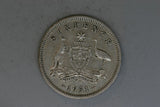 1951 - PL - Australia Sixpence - VG - 50% Silver