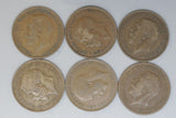 Penny * 6 - UK - Great Britain - KGV - 1916, 1918, 1920, 1921 * 2, 1922