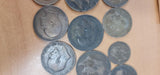 Farthing, Half Penny & Pennies - 22 Coins - UK - Great Britain - KGV - VG to F