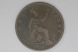 1876 - Penny - UK - Great Britain - VG