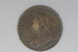 1896 - Half Penny - UK - Great Britain - aVF