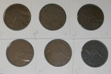 1942 - Y. - Australia Penny * 6 - gF - Bulk