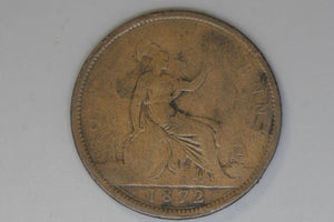 1872 - Penny - UK - Great Britain - G