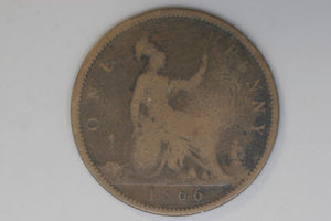 1866 - Penny - UK - Great Britain - aVG